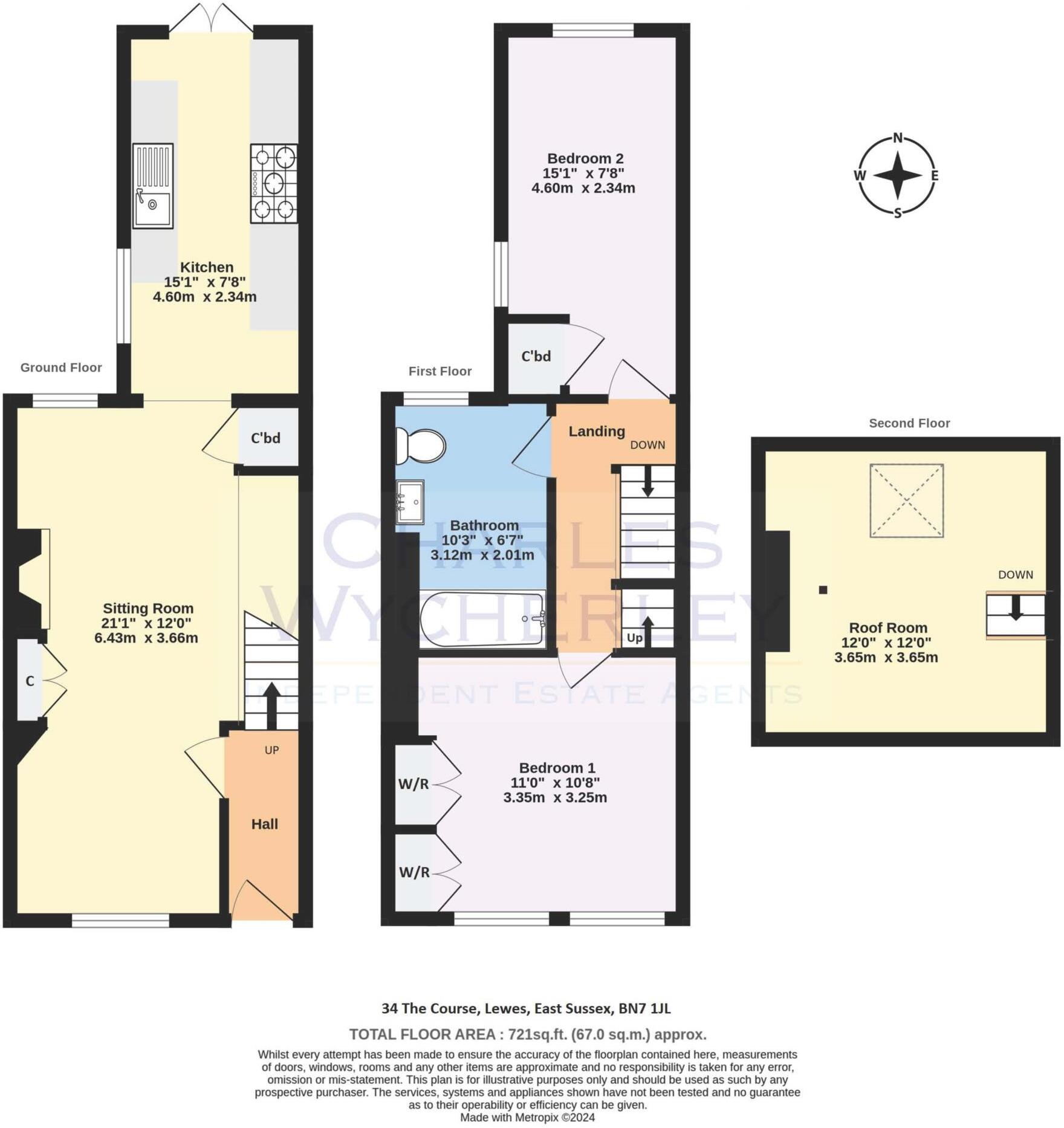The Course, Lewes floorplan