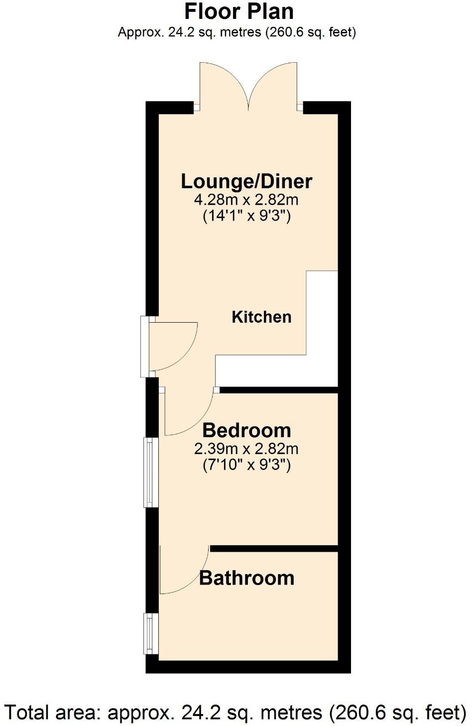 Bayford Road, Littlehampton, West Sussex, BN17 floorplan