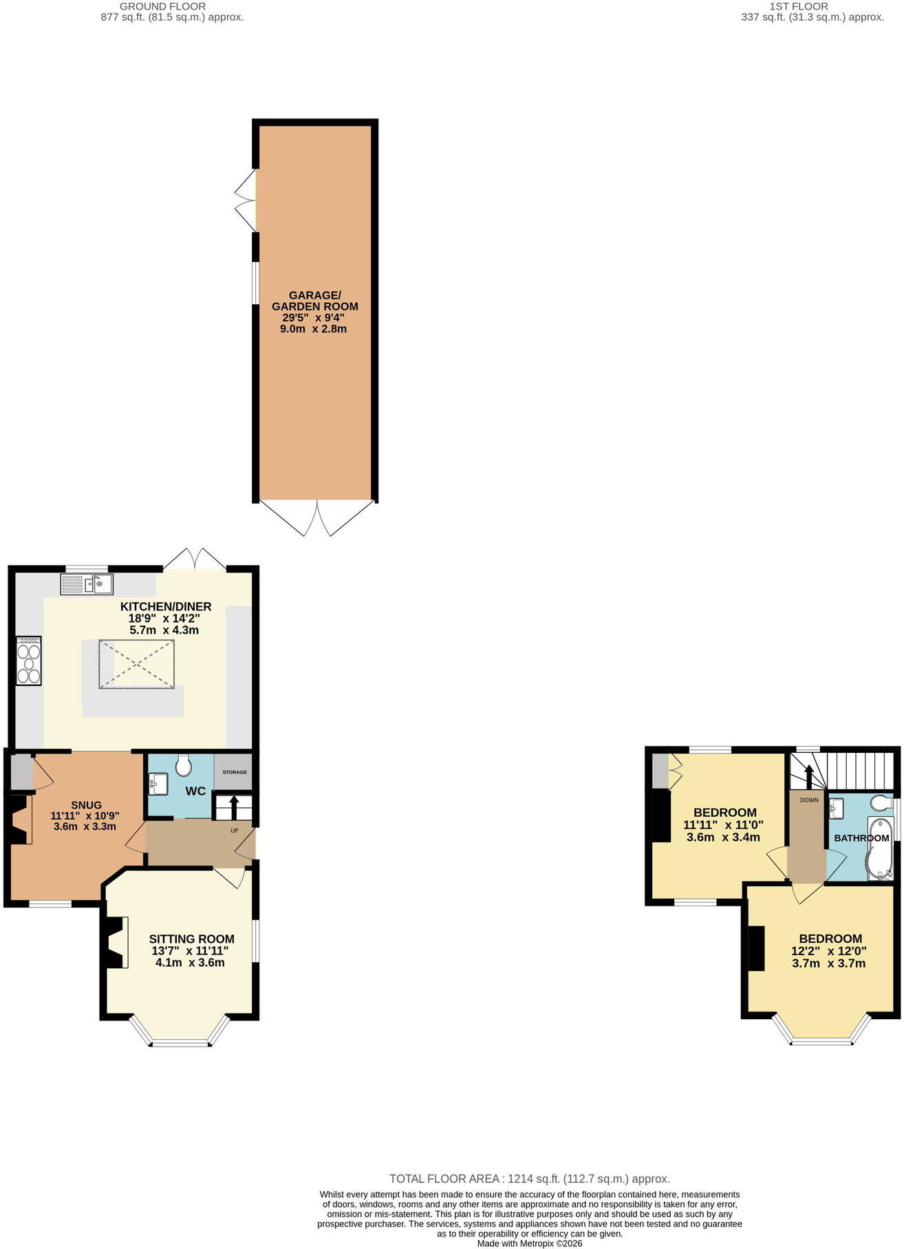 Bosbury Road, Malvern, Worcestershire, WR14 floorplan