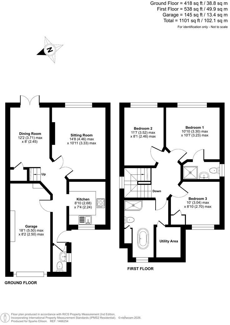 Wolvesey Place, Valley Park floorplan