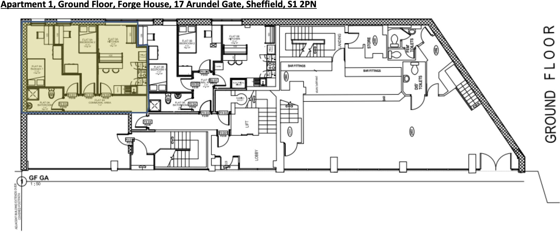 Arundel Gate, Sheffield floorplan
