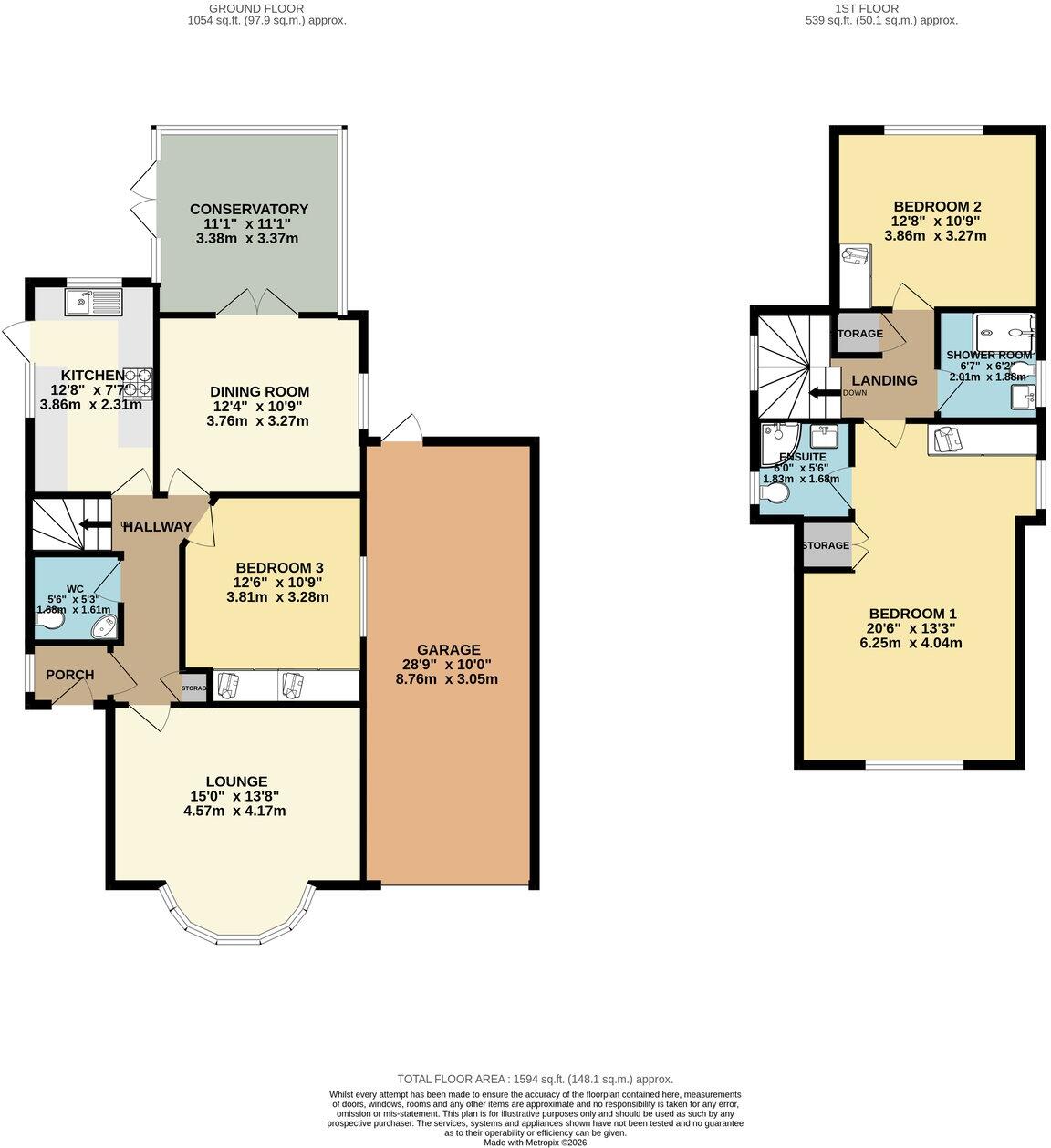 Stradbroke Grove, Buckhurst Hill, IG9 floorplan