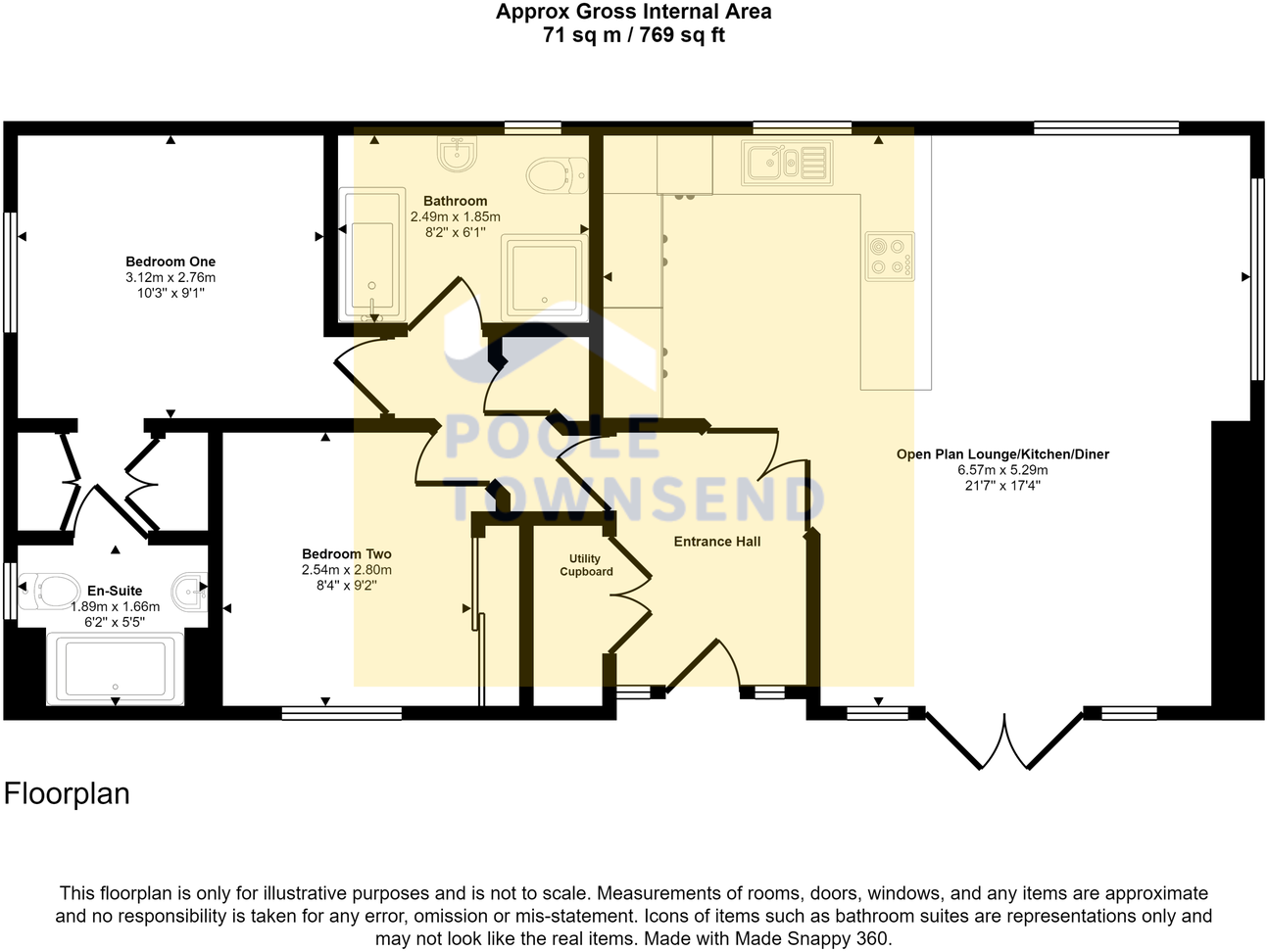 The Rockies, Cartmel Lodge Park , Cartmel, Grange-over-Sands, LA11 6PN floorplan