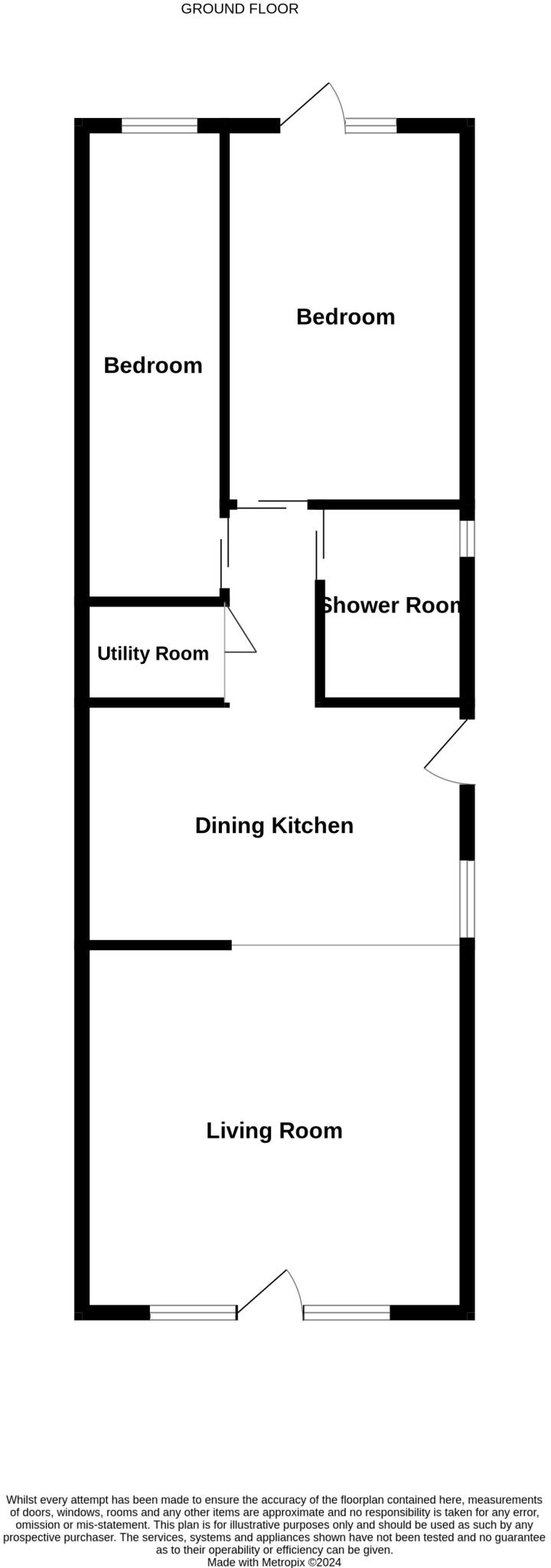 1 The Orangery, Burnside House, Skipton, BD23 2BE floorplan