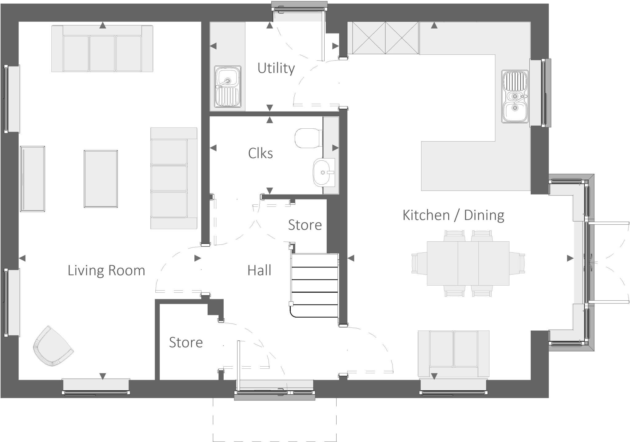Buttercross Meadows
Brigg
DN20 8GG floorplan