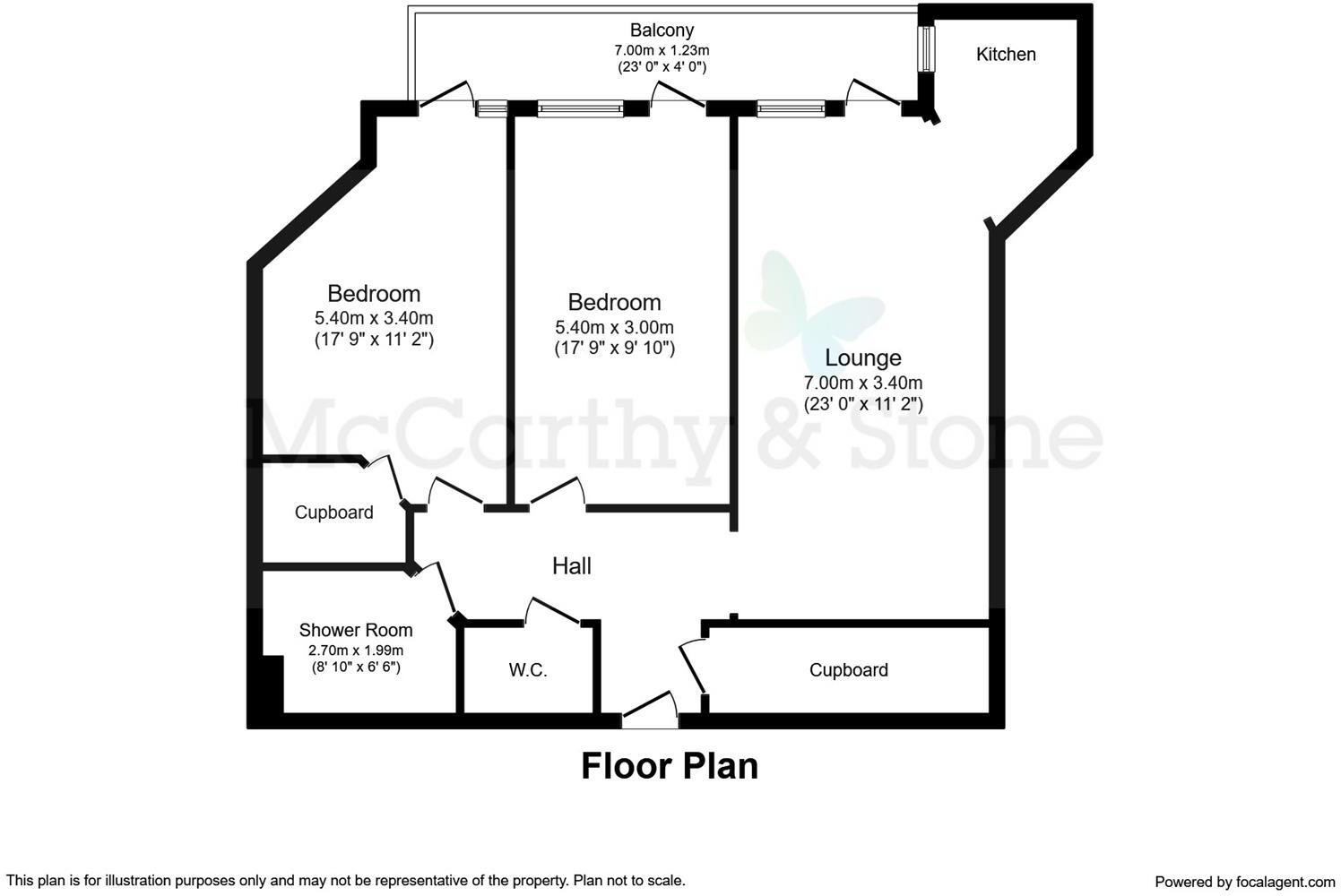 South Parade, Southsea floorplan
