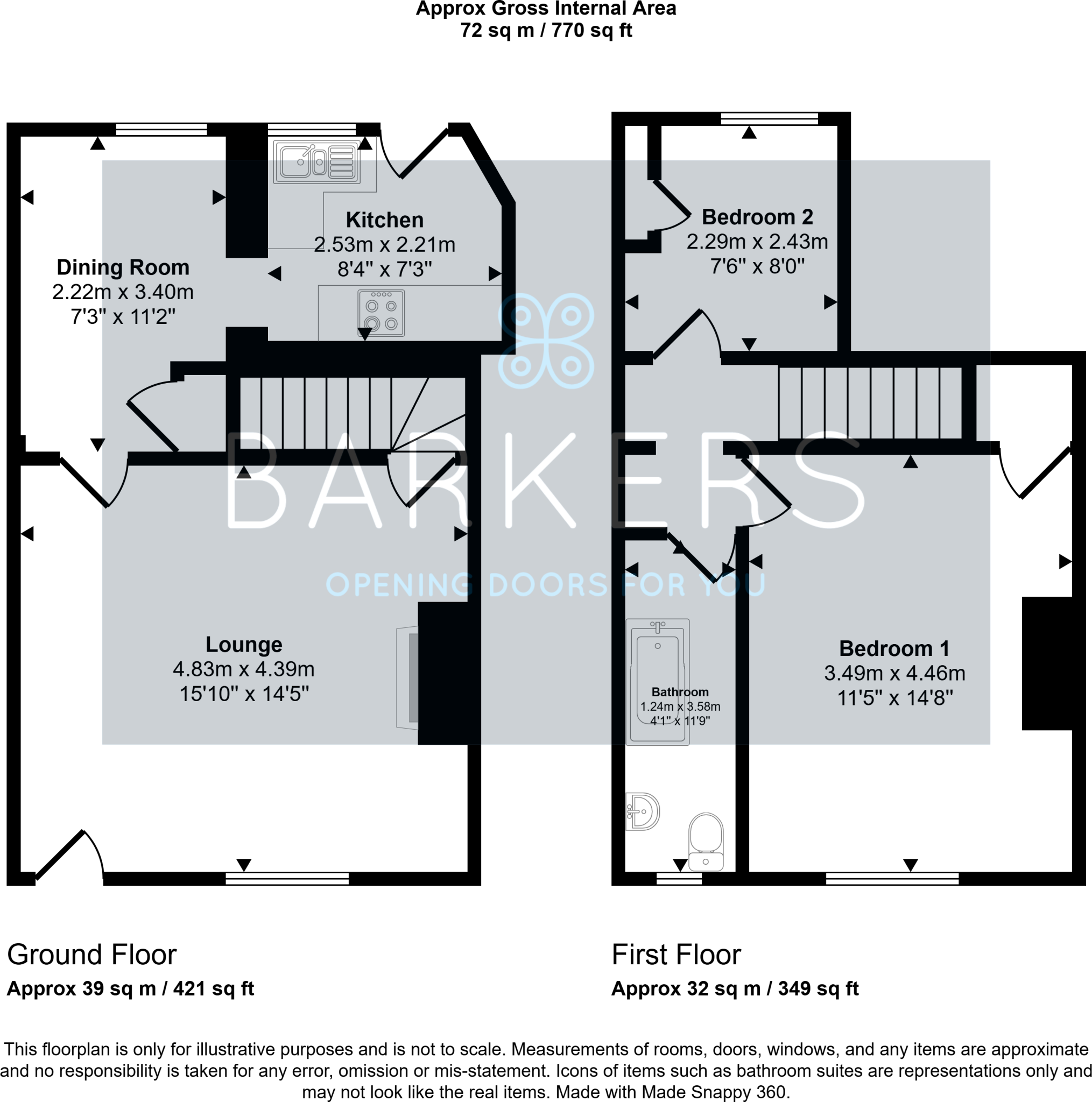 Munster Street, Bradford floorplan