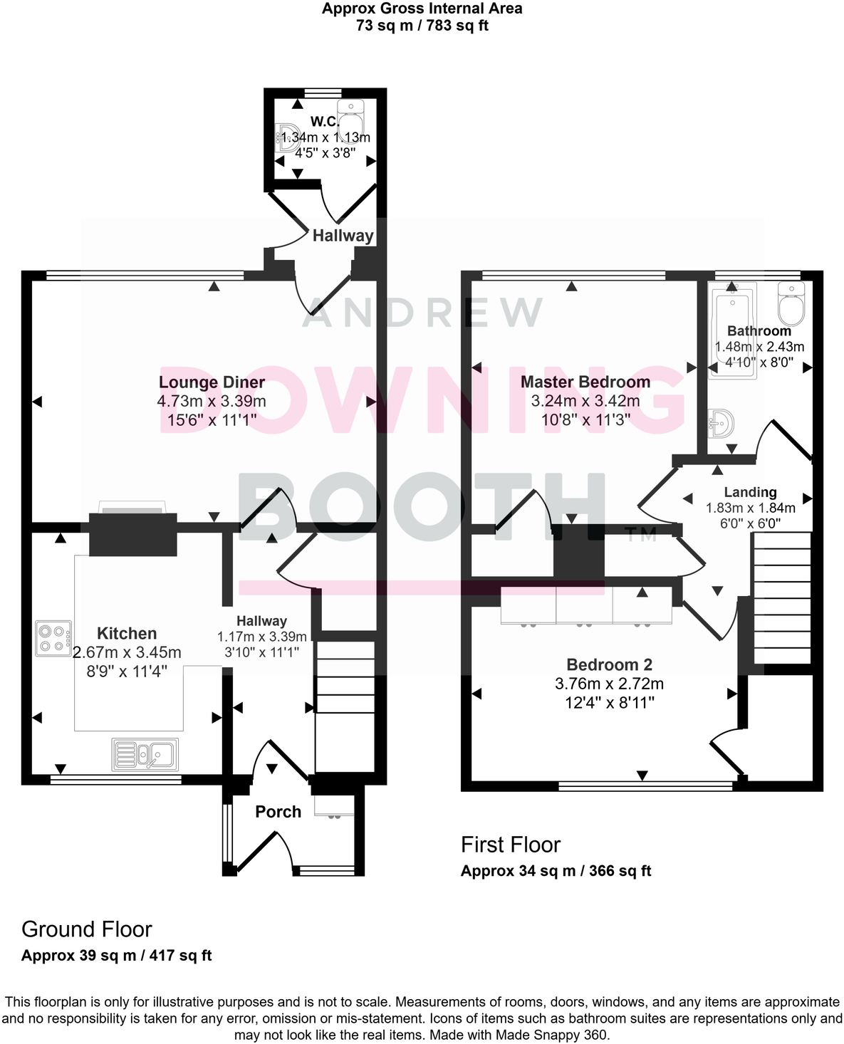 Burton Road, Whittington, Lichfield, WS14 9NN floorplan