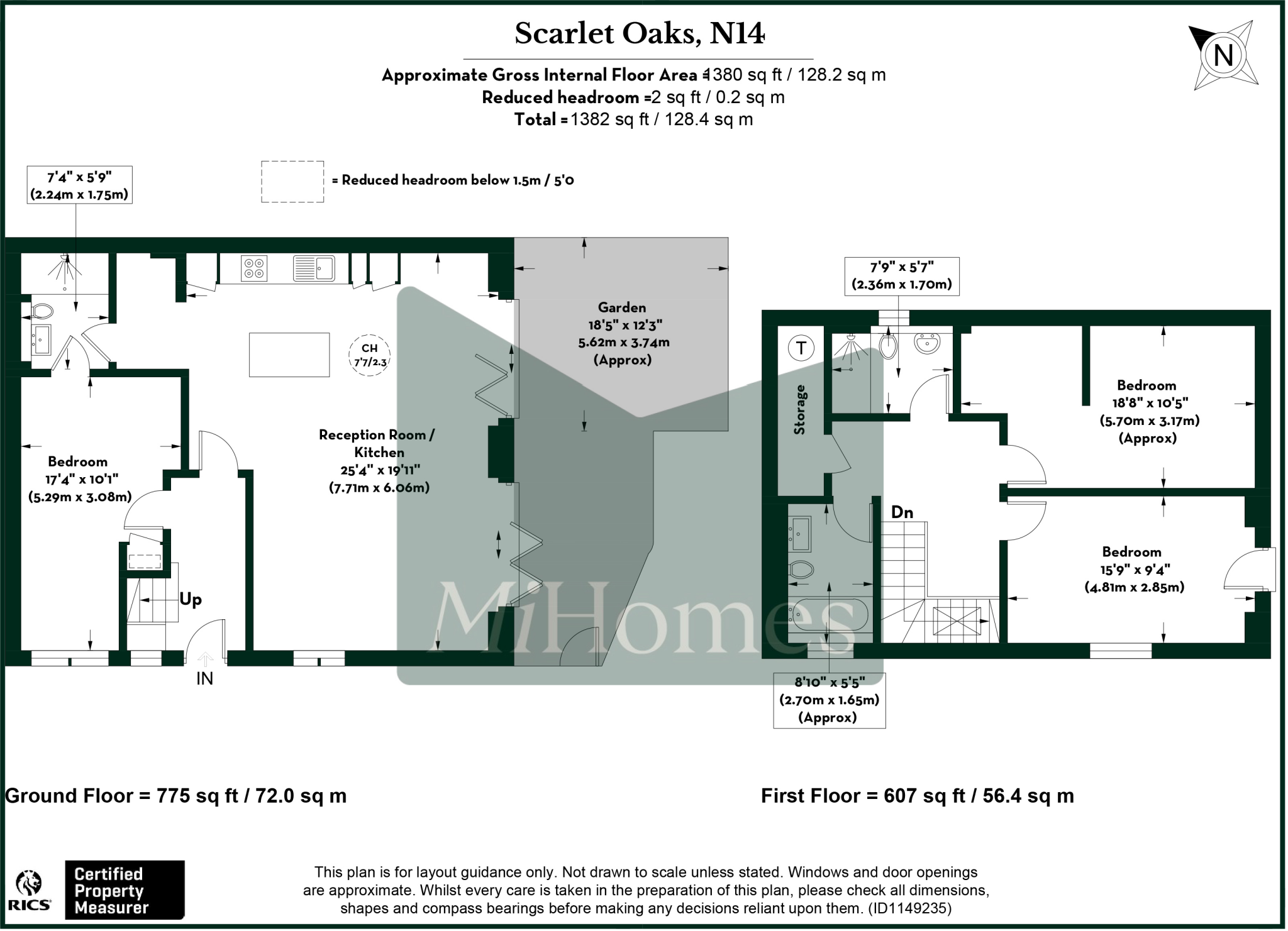 Scarlet Oaks, Oakwood, N14 floorplan