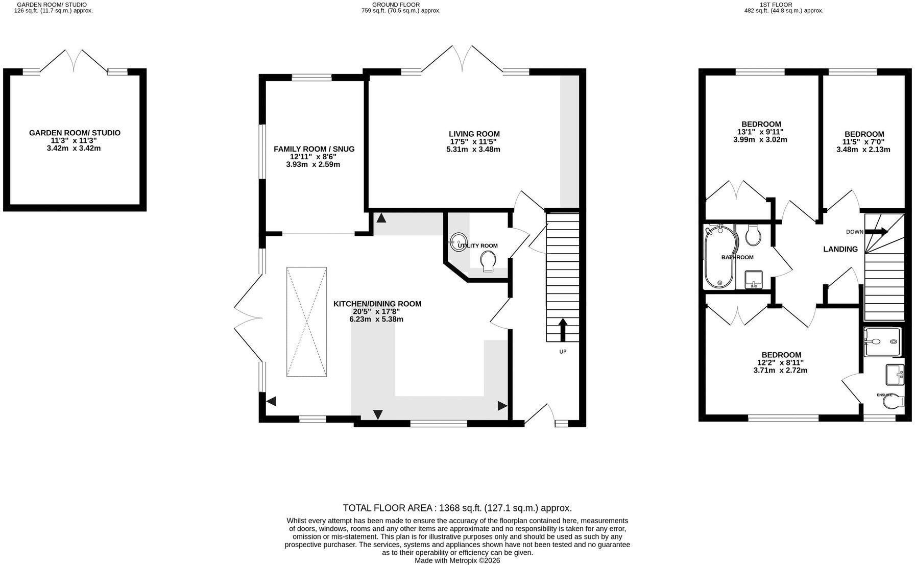 Gleave Close, Southsea, PO4 floorplan