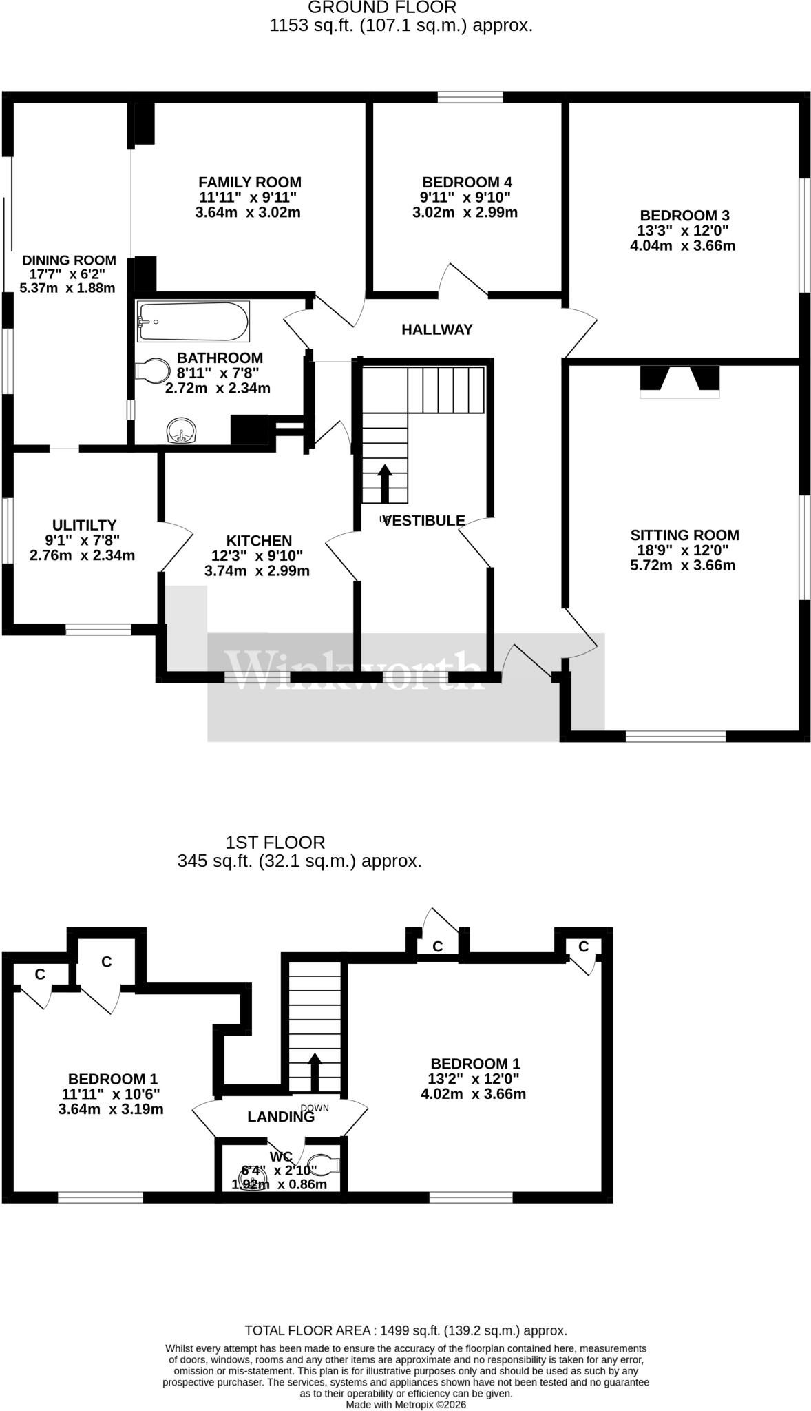Triple Plea Road, Woodton, Bungay, Norfolk, NR35 floorplan