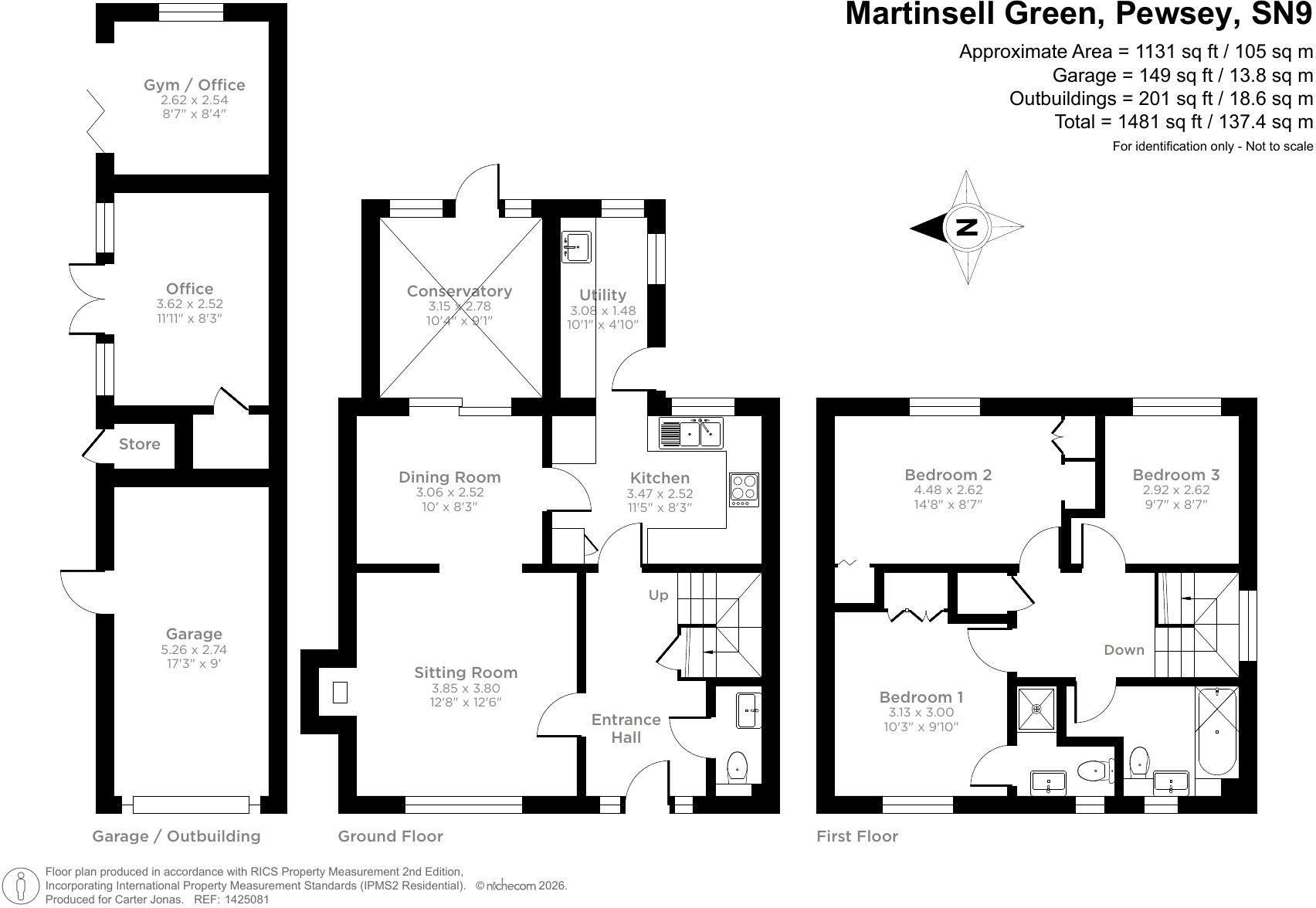 Martinsell Green, Pewsey, SN9 floorplan