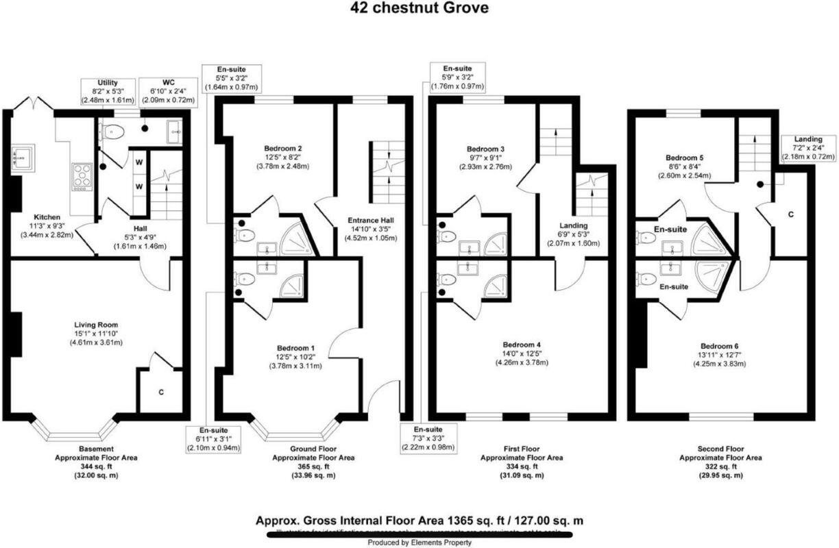 42 Chestnut Grove, Wavertree, Liverpool, Merseyside, L15 8HS floorplan