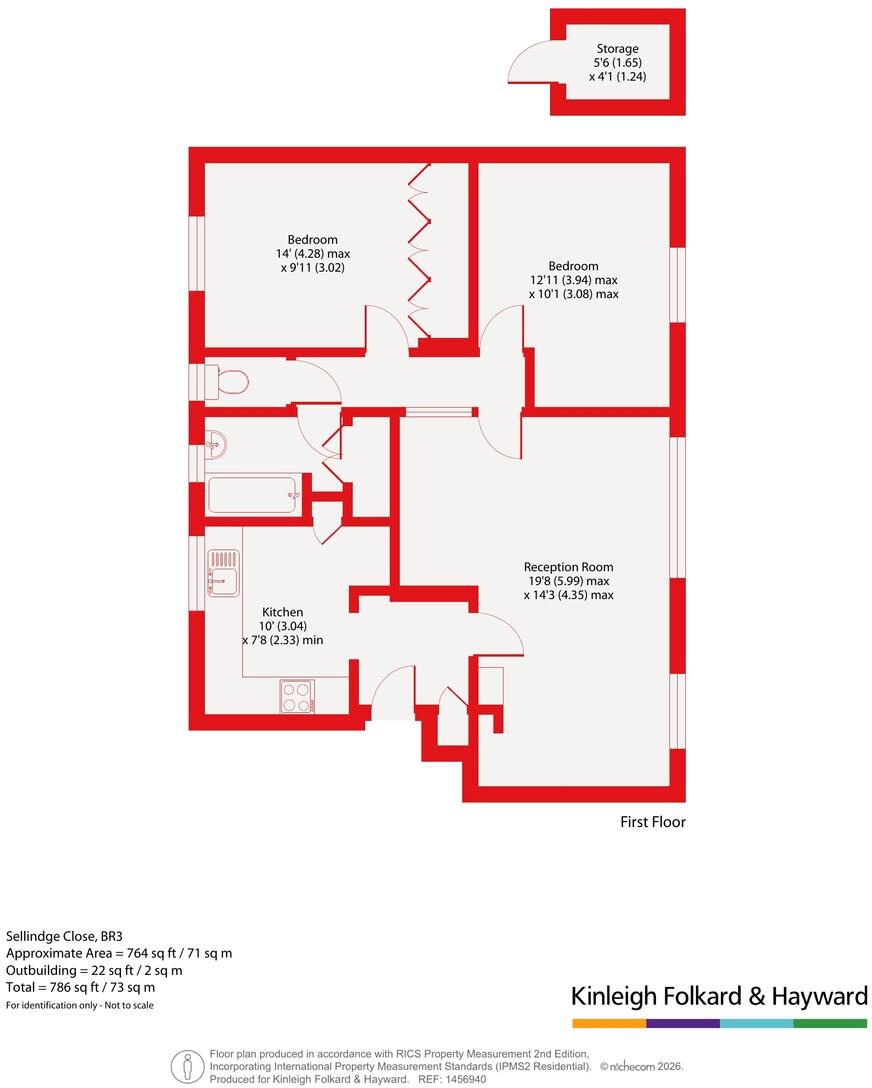 Sellindge Close, Beckenham, BR3 floorplan