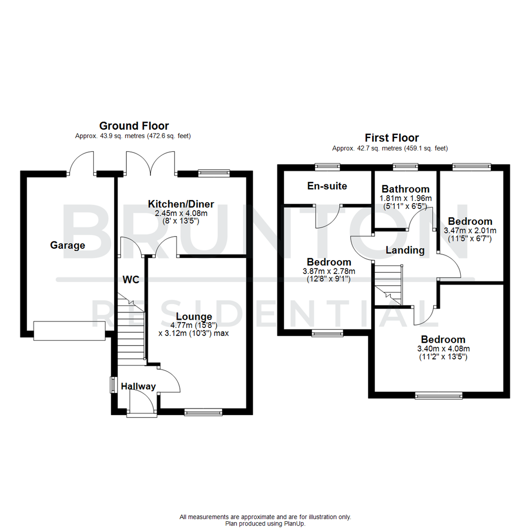 Eagle Close, Windmill Park, Ashington floorplan