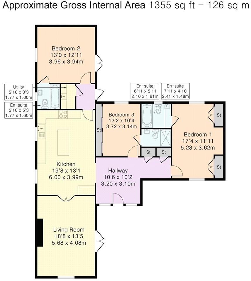Detached Barn Style Home - Little Berkhamsted floorplan