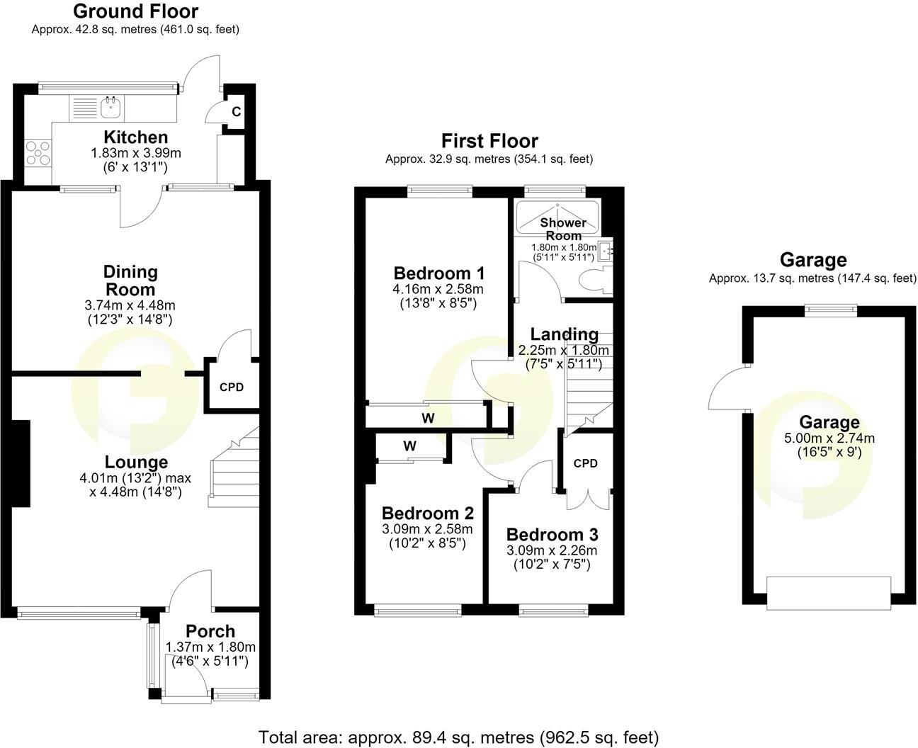 Tudor Avenue, North Shields floorplan