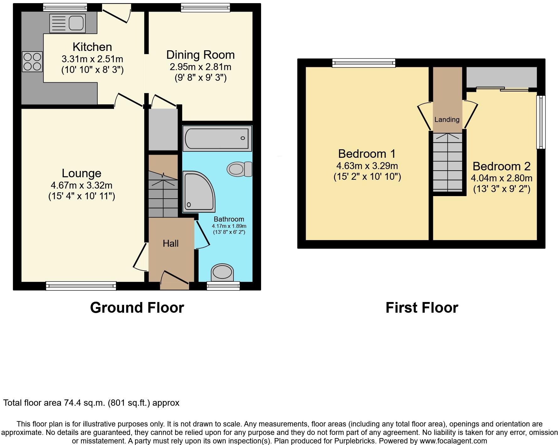 Carroll Drive, Crewe, CW2 floorplan