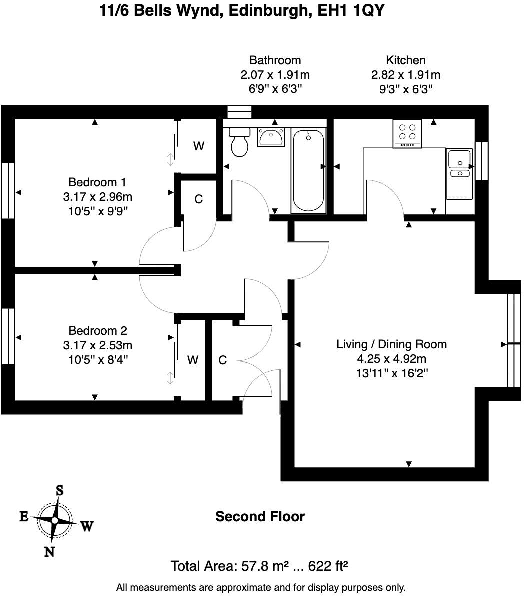 Bell's Wynd, Old Town, Edinburgh floorplan