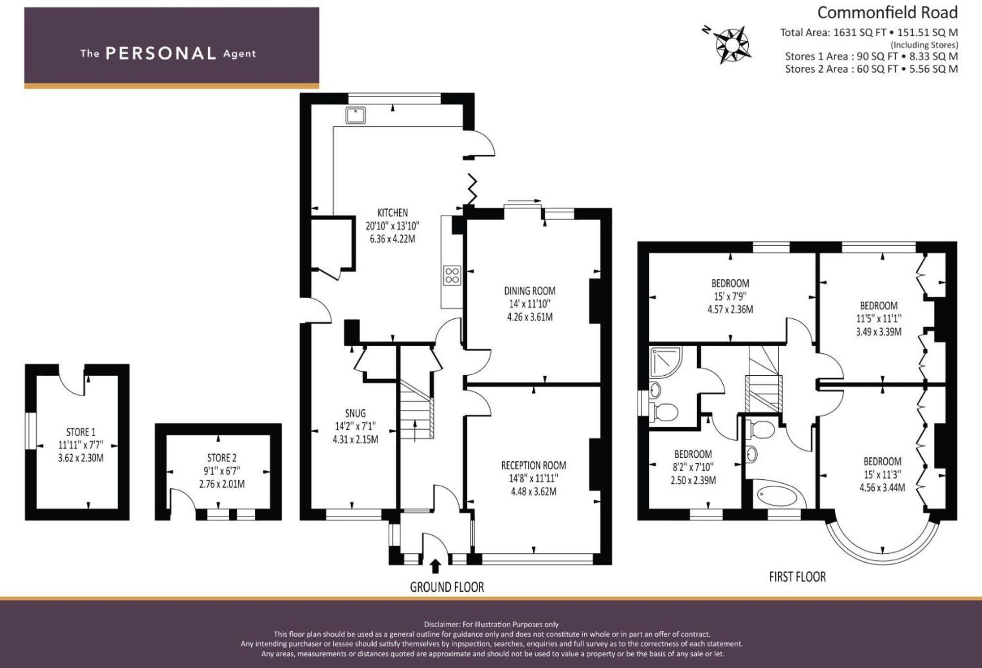Commonfield Road, Banstead, SM7 floorplan