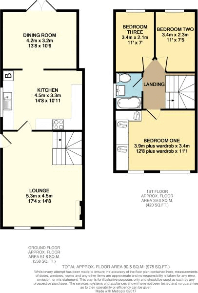 Bramley Way, Mayland floorplan