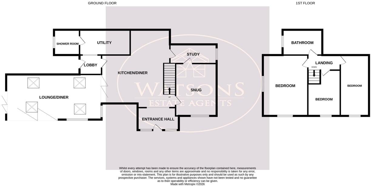 Commonside, Selston, Nottingham, NG16 floorplan