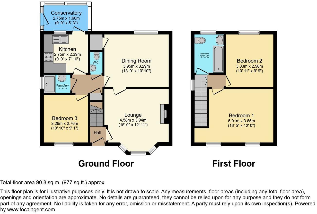 Halesworth Road, Sheffield, S13 floorplan