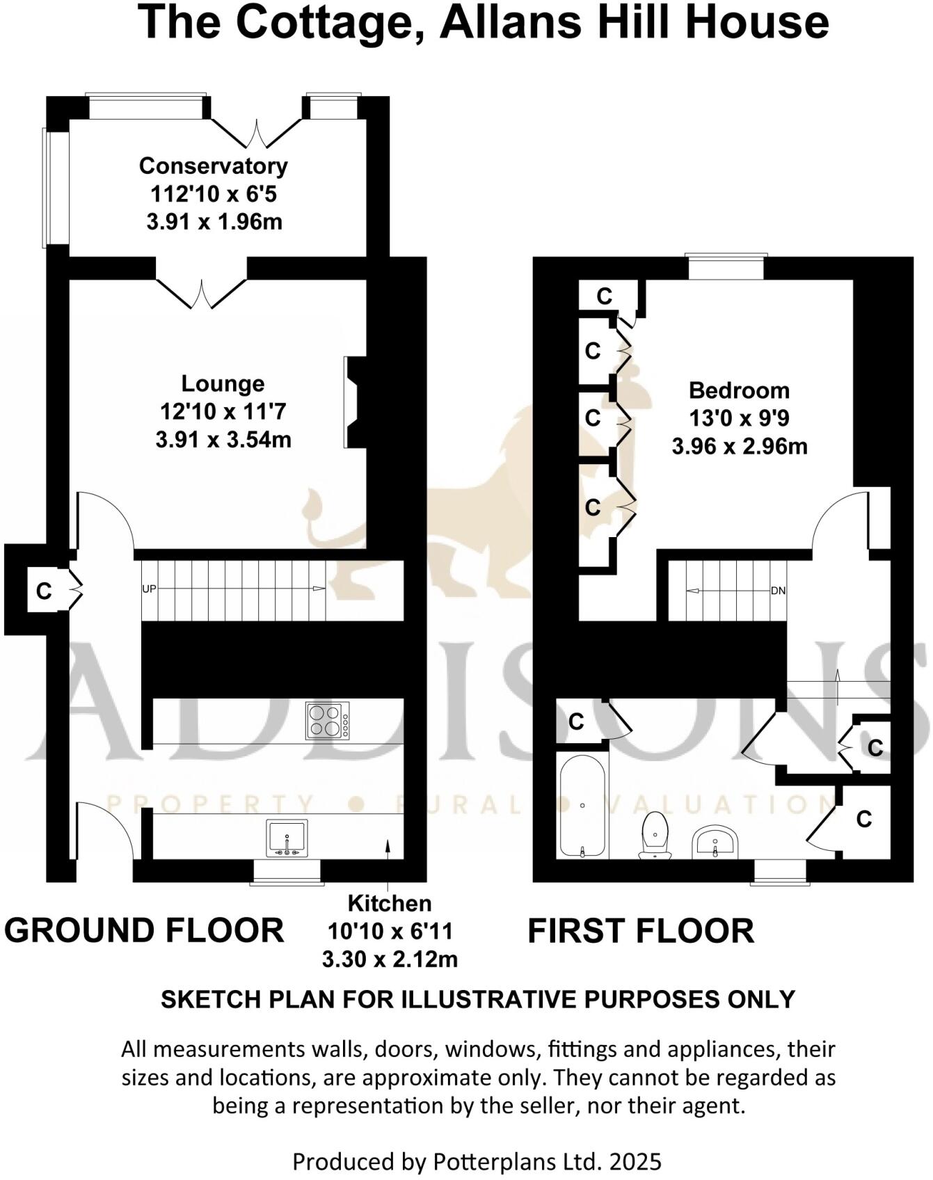 , Holwick, Middleton in Teesdale, County Durham, DL12 floorplan