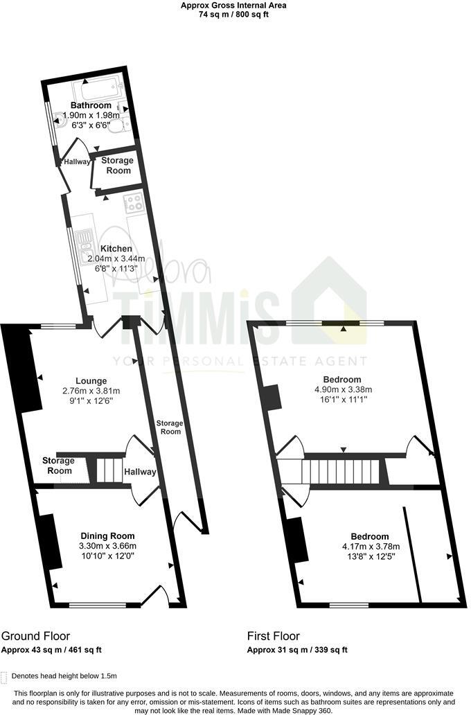 Cardwell Street, Northwood, Stoke-On-Trent floorplan