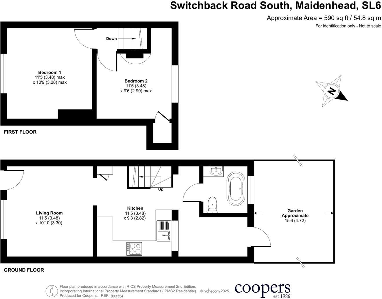 Switchback Road South, Furze Platt, Maidenhead, SL6 floorplan