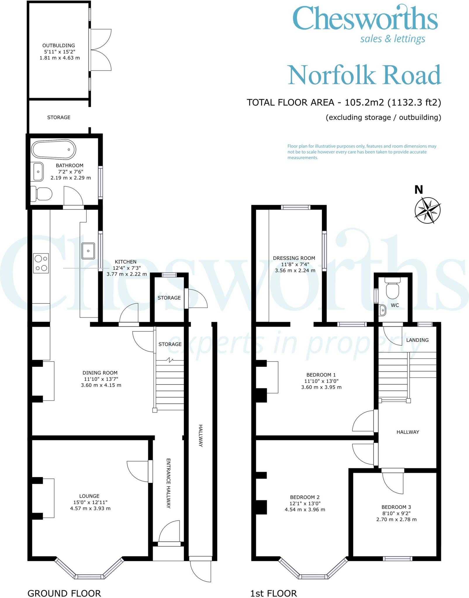Norfolk Road, Horsham, RH12 floorplan