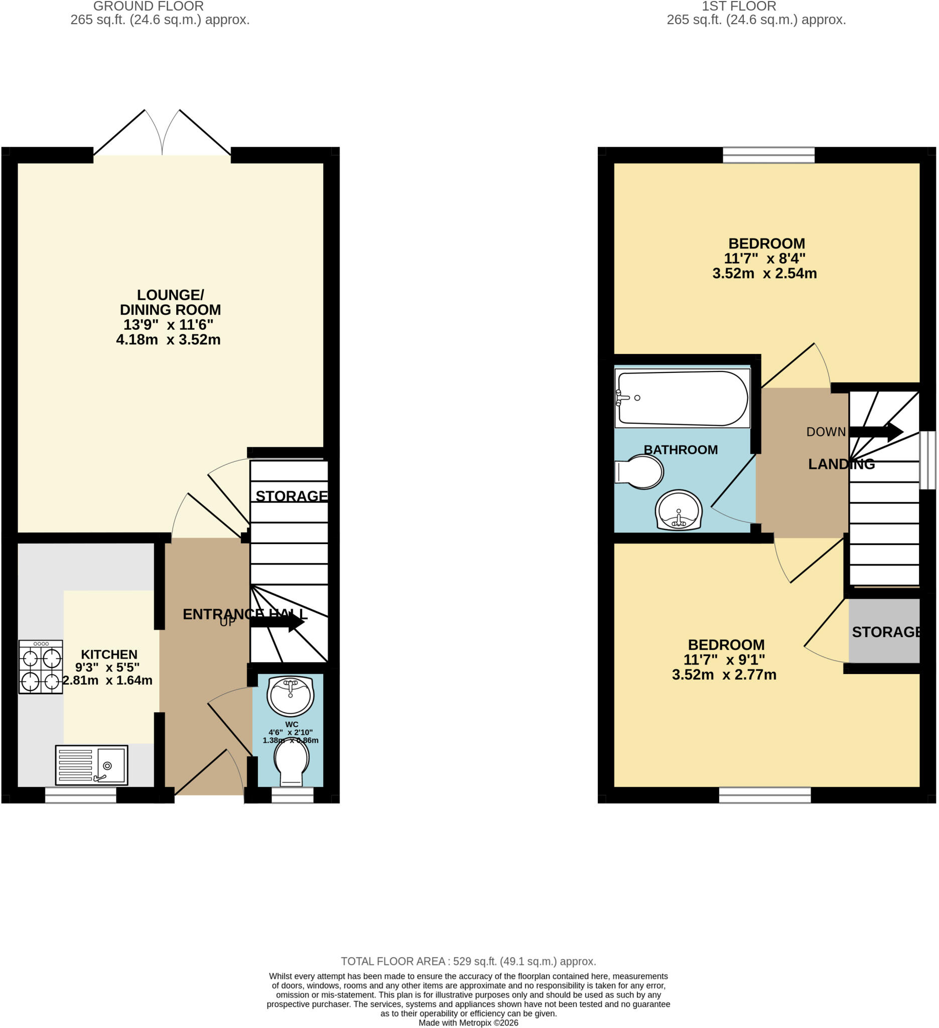Cleveland Way, Westbury floorplan