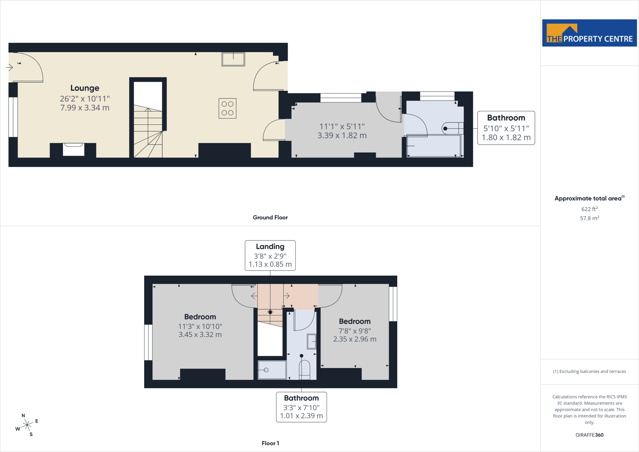 St Georges Walk, Worcester, Worcestershire, WR1 floorplan