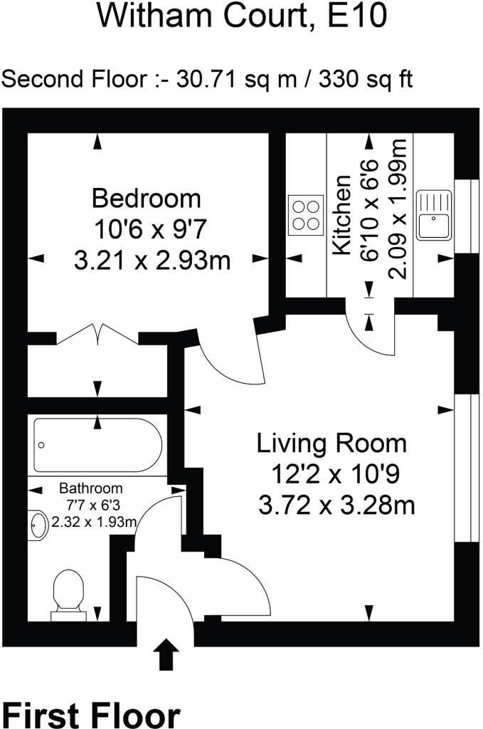 Witham Court, Thant Close, Leyton, Waltham Forest floorplan