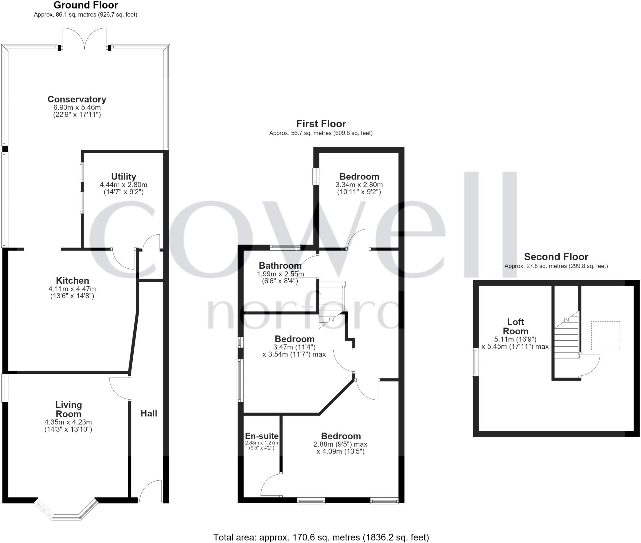 Woodgate Avenue, Bamford, Rochdale, OL11 floorplan