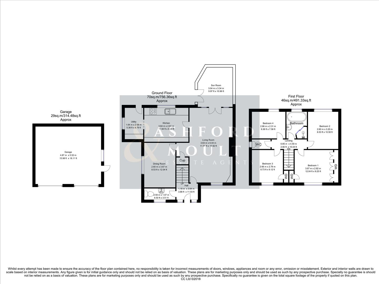 Gorse Close, Calverton, Nottingham floorplan