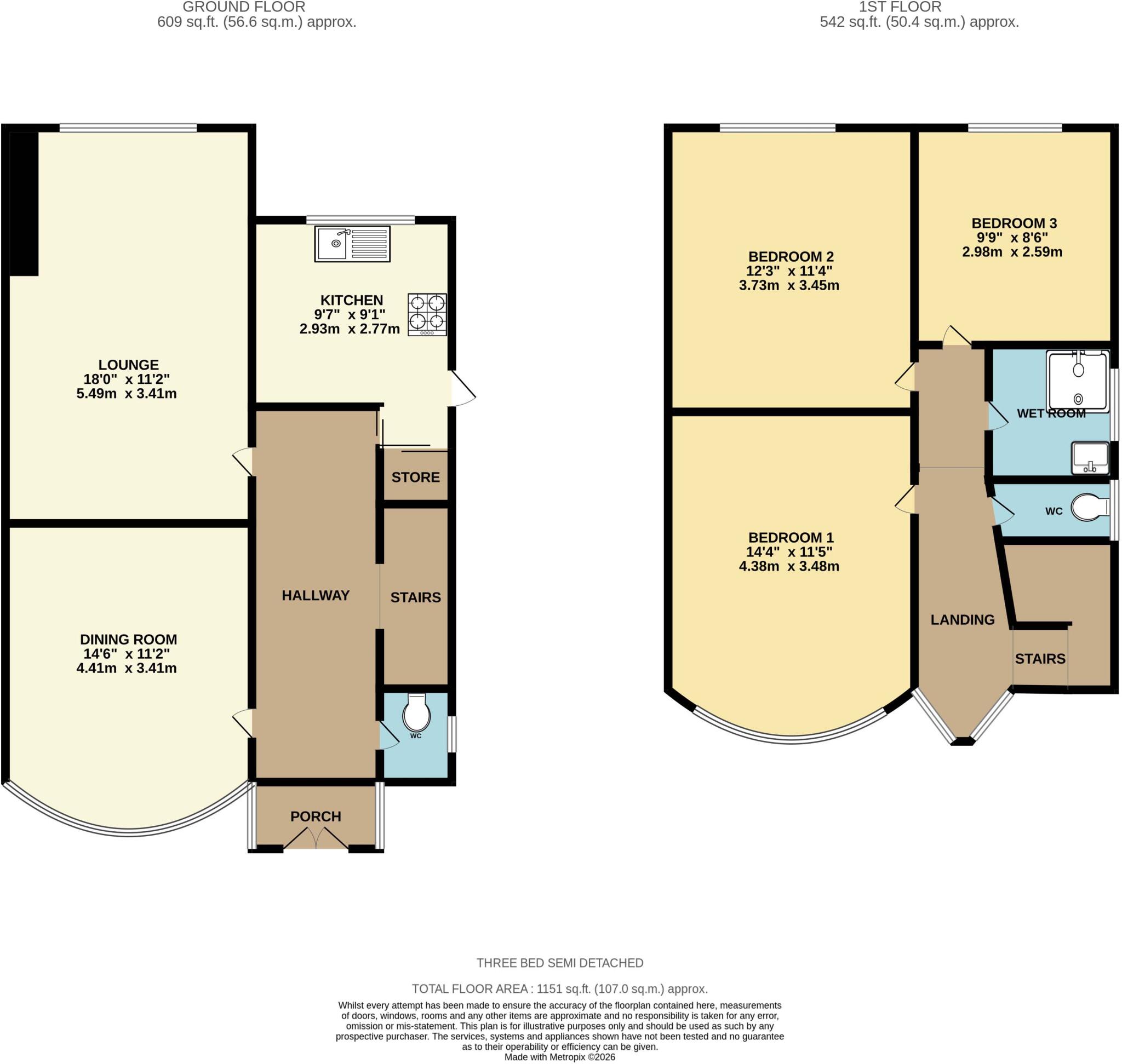 Manor Road, Middleton, Manchester, Greater Manchester, M24 floorplan