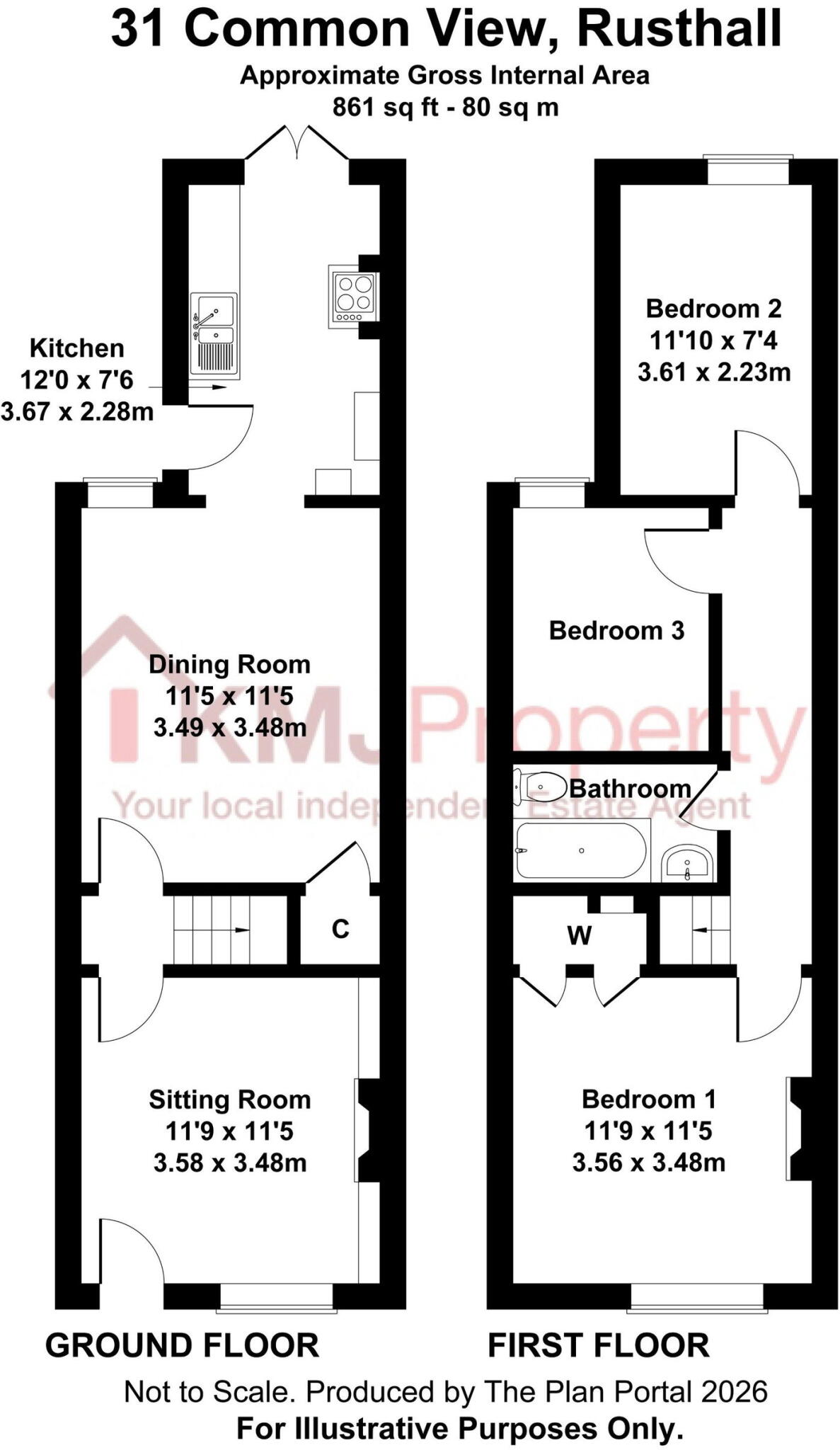 Common View, Rusthall, Tunbridge Wells floorplan