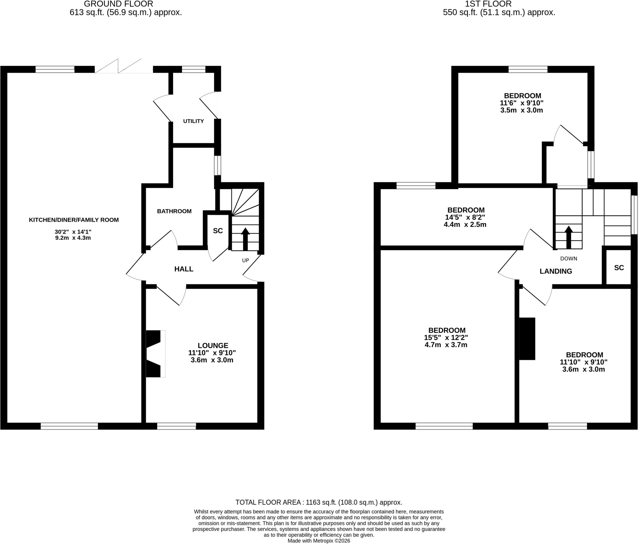 The Crescent, St Ippolyts floorplan