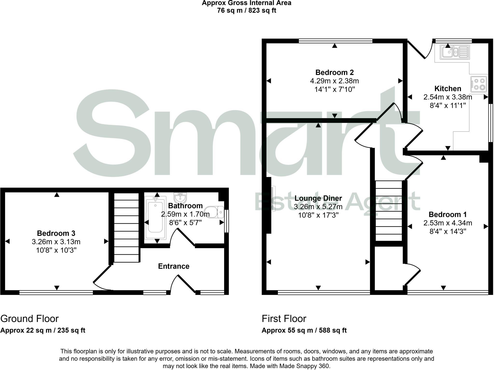 Woodwater Lane, Exeter floorplan