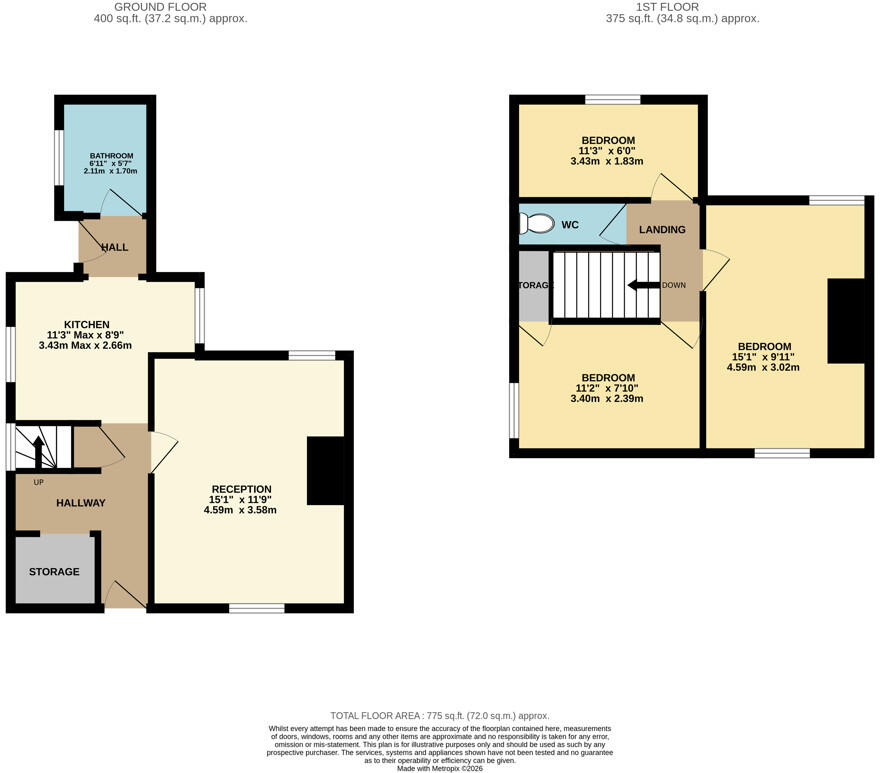 The Crescent, Lopham Road, East Harling, Norwich, Norfolk, NR16 floorplan