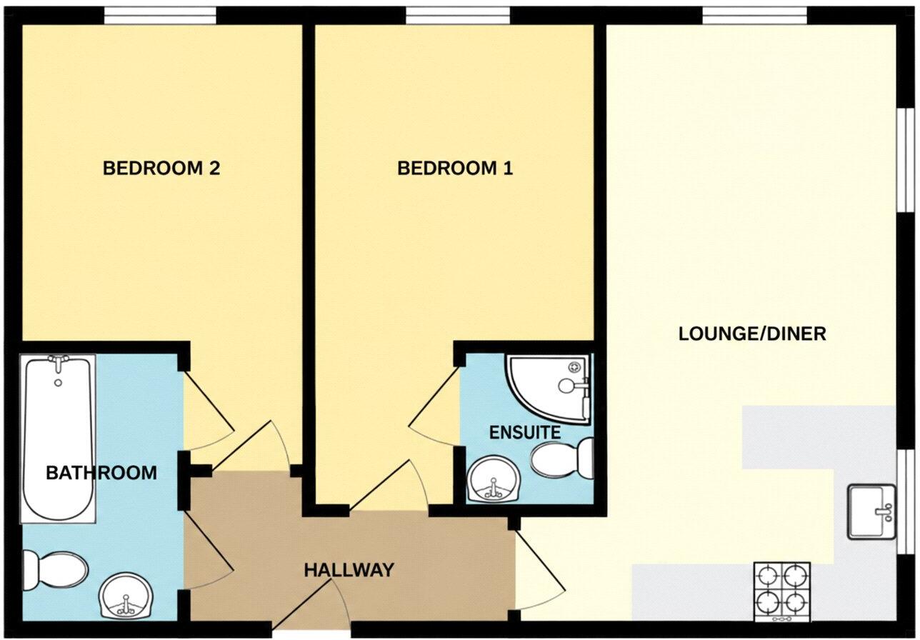 Mount Road, Manchester, Greater Manchester, M19 floorplan