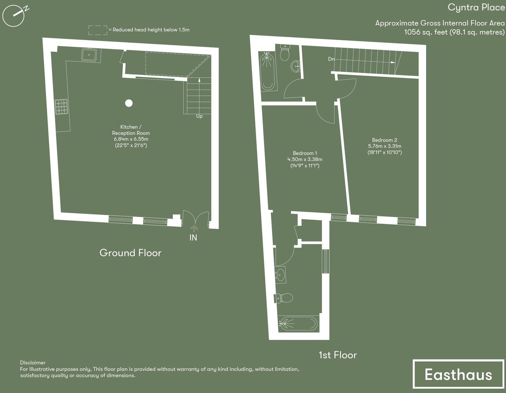 Mare Street, Cyntra Place, E8 floorplan