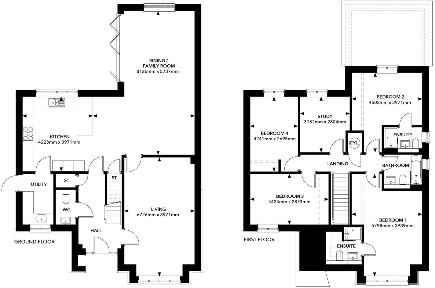 Otway Close, Tadworth, Surrey floorplan