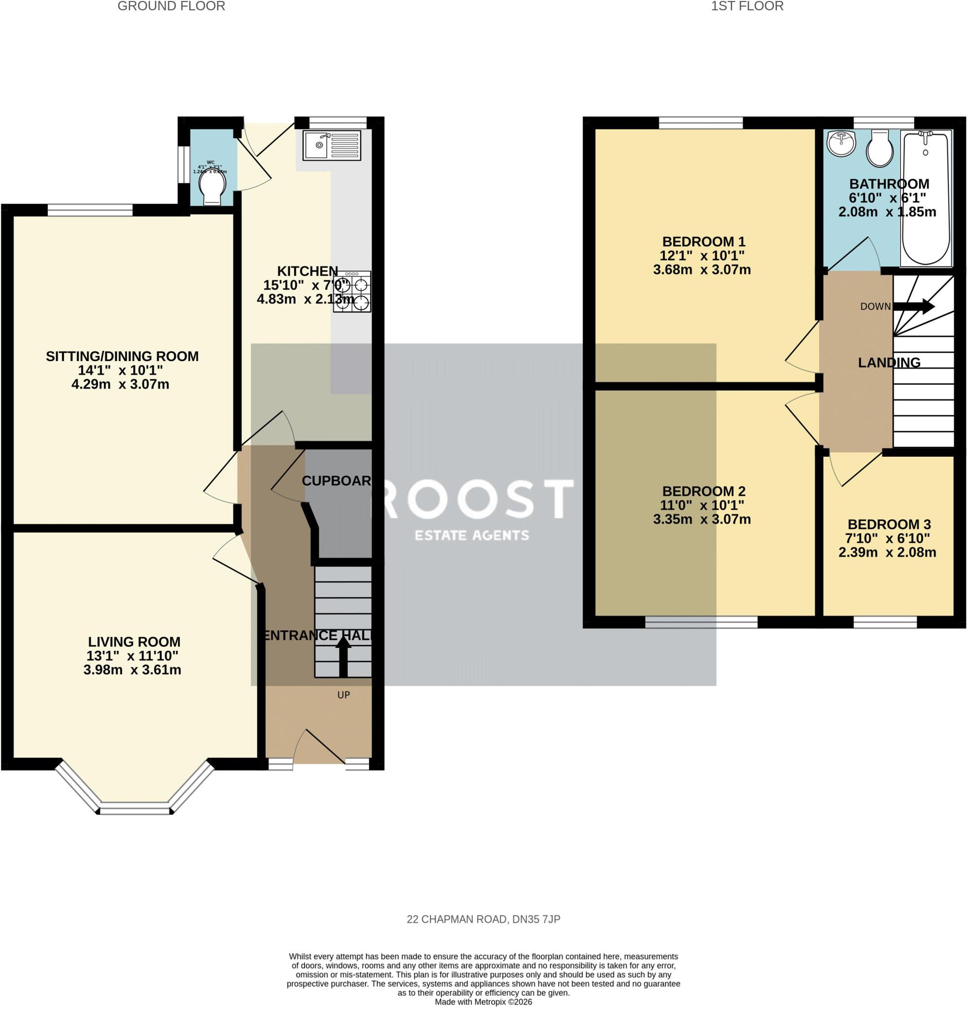 Chapman Road, Cleethorpes floorplan