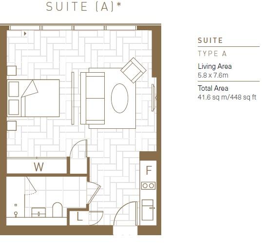Landmark Pinnacle, Canary Wharf, E14 floorplan
