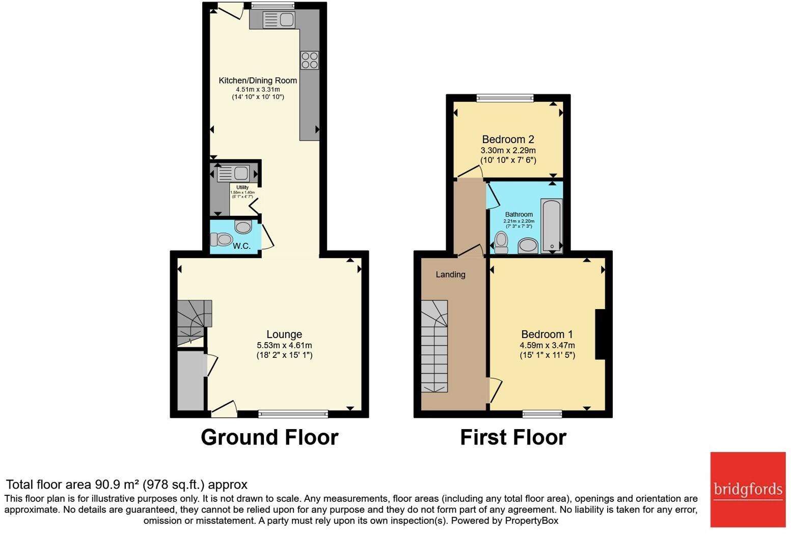 High Street, Halmer End, Stoke-on-Trent, Staffordshire, ST7 floorplan