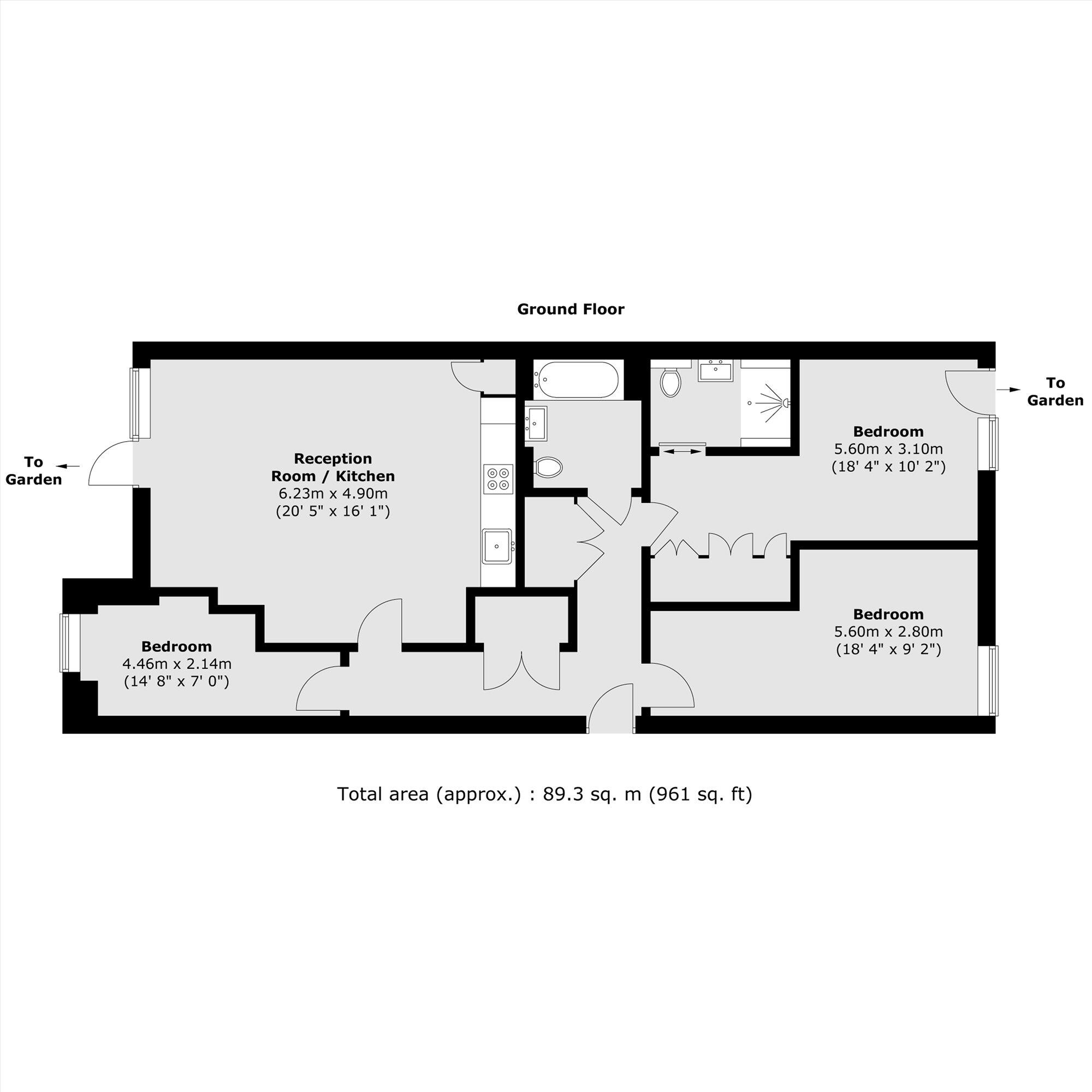 Woods Road, Peckham Rye floorplan