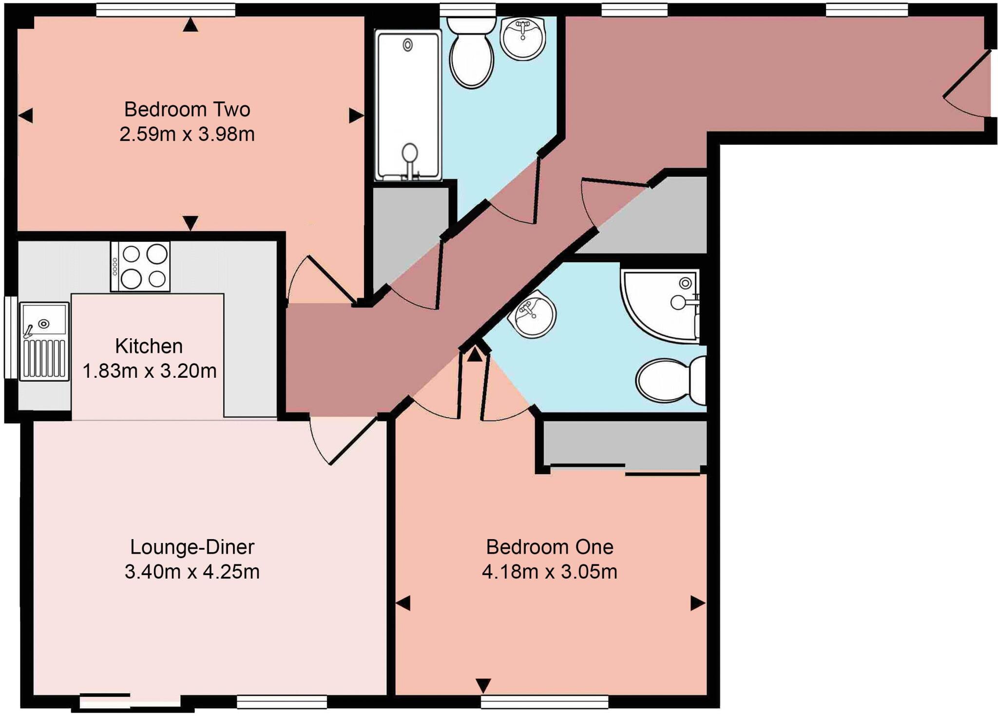 Brunswick Place, Totton floorplan
