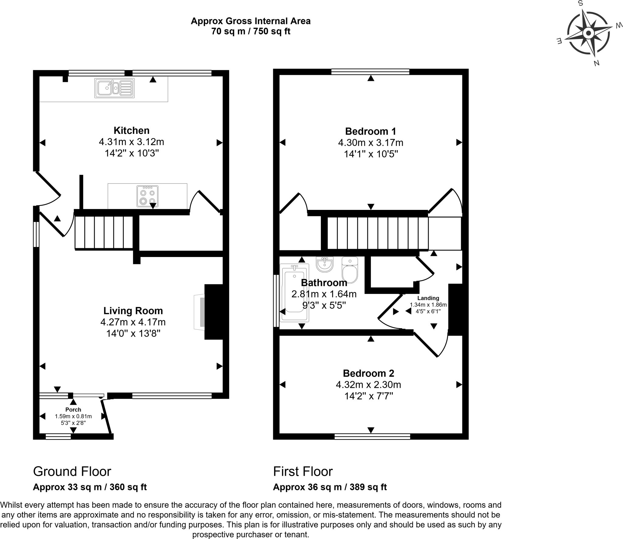Dan-yr-heol, Aberdare floorplan